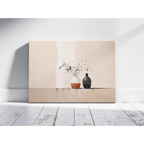 Landscape Japandi Gallery Wrap Modern Japanese Muted Colors Zen Poster ...