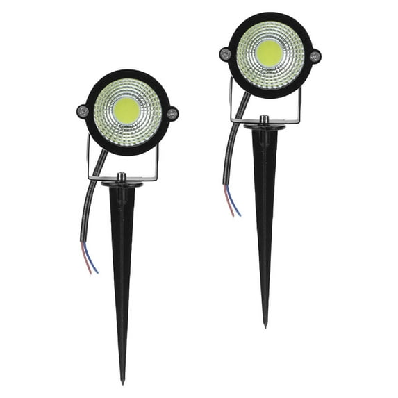 ifundom Garden LED Lights Black Adjustable Installation for Home Outdoor Use 2 Pieces Energy Efficient
