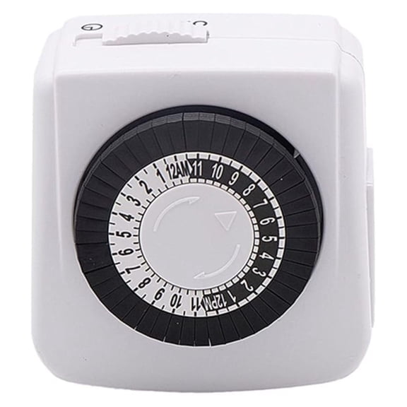 Landscape Lighting Timer, Pro-Trade Mechanical Timer 24 Hour, Outdoor Light Timer Preset, PTMT1 Timer for Yard Lights, Garden Timers, Automatic Lighting Control