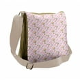 thumbnail image 1 of Landscape Messenger Bag, Romantic Spring Roses, Unisex Cross-body, by Ambesonne, 1 of 2