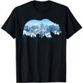 thumbnail image 1 of Landscape Mountain Bear Nature Wildlife Outdoor Animal T-Shirt, 1 of 3