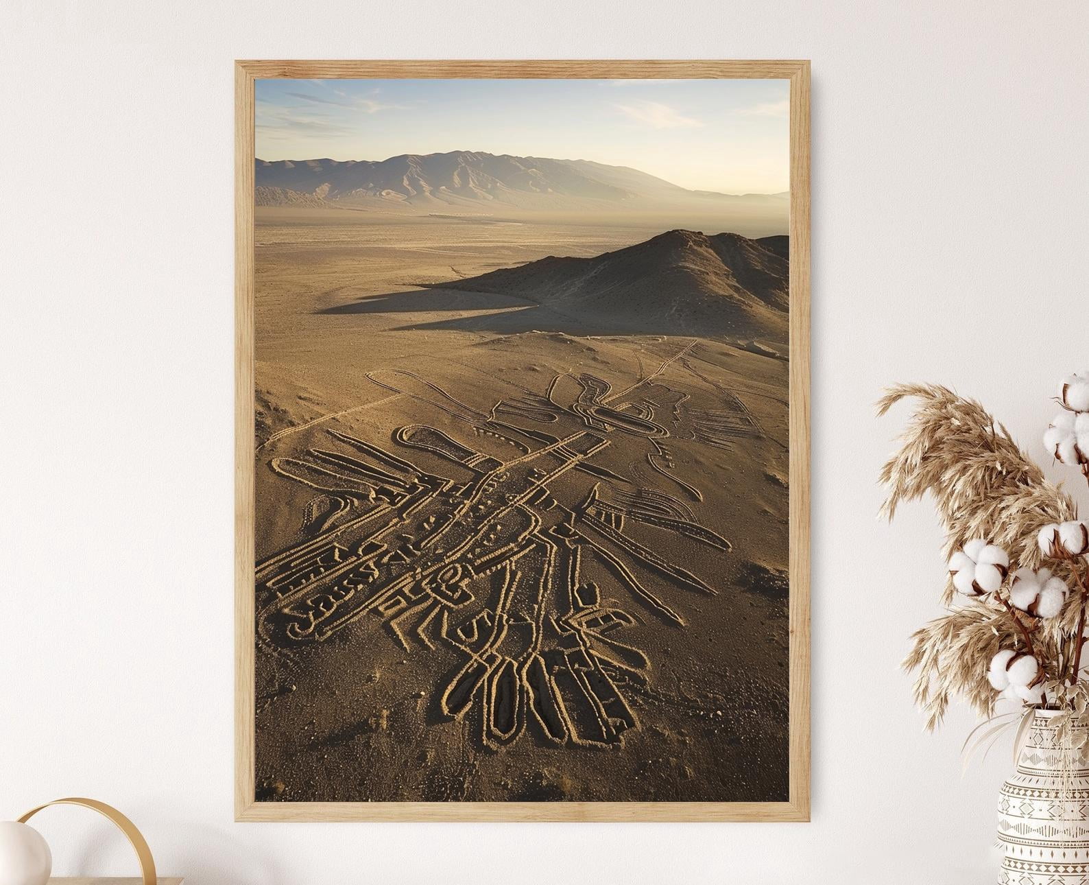 Nascalans Landscape Nazca Lines Peruvian Travel Poster , Poster Print Only ...