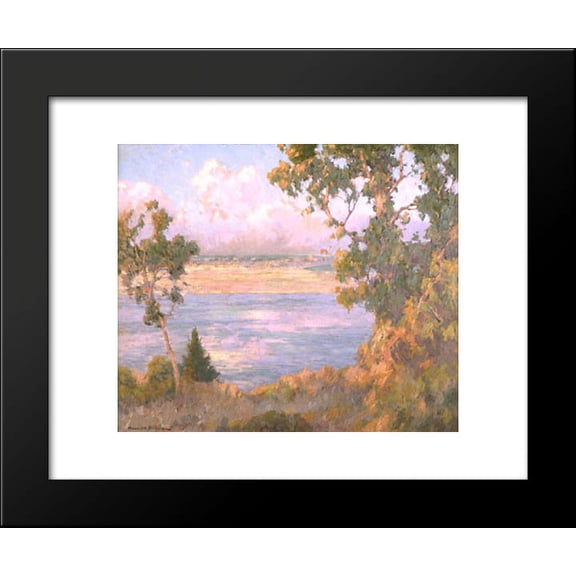 Landscape North Island seen from Point Loma 20x24 Framed Art Print by Maurice Braun