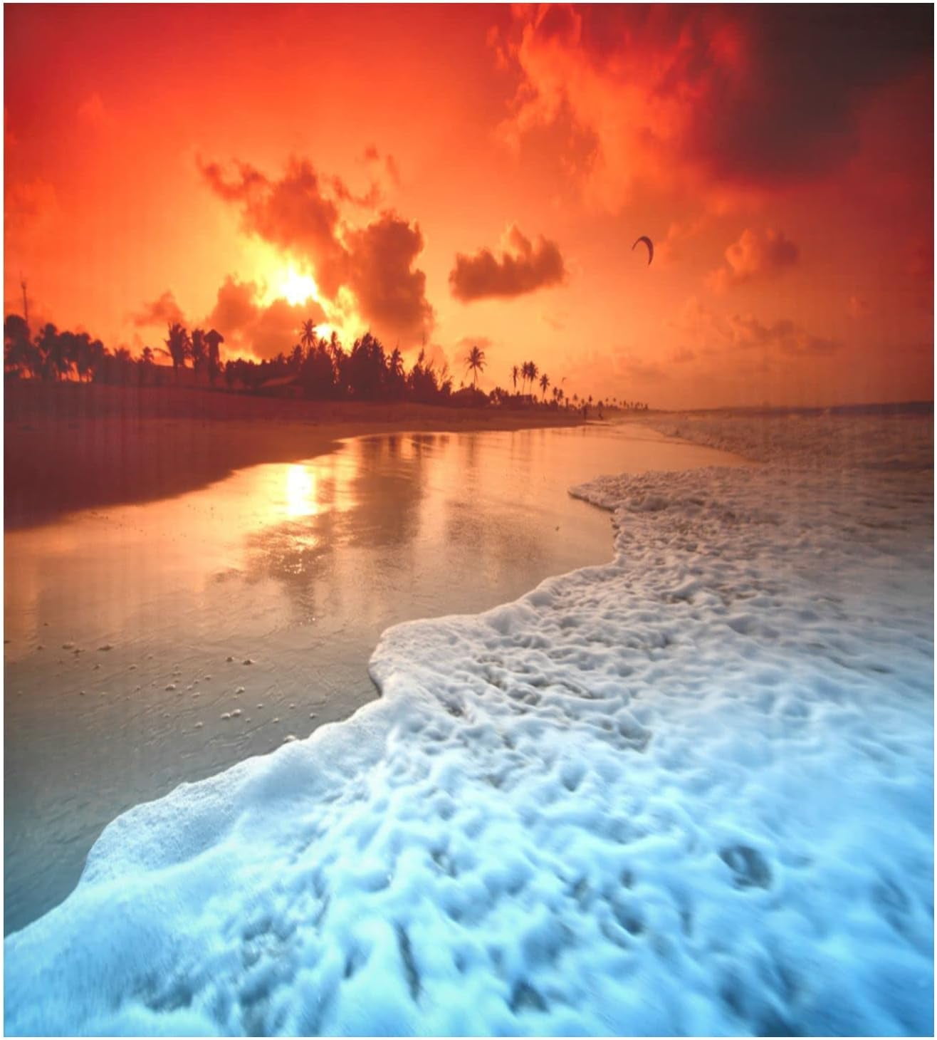 Landscape Ocean Sunrise Dishwasher Magnet Cover 20x26in, Reuseable