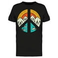 thumbnail image 1 of Landscape, Peace Symbol T-Shirt Men -Image by Shutterstock, Male Small, 1 of 2