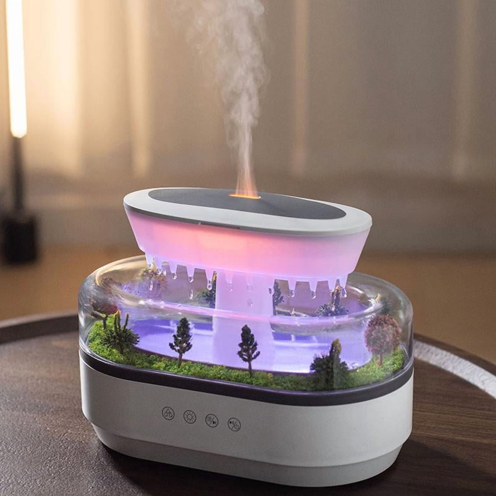 Using A Diffusion Head Humidifier Landscape Raindrop Essential Oil Diffuser, Raindrop Water Drop ...