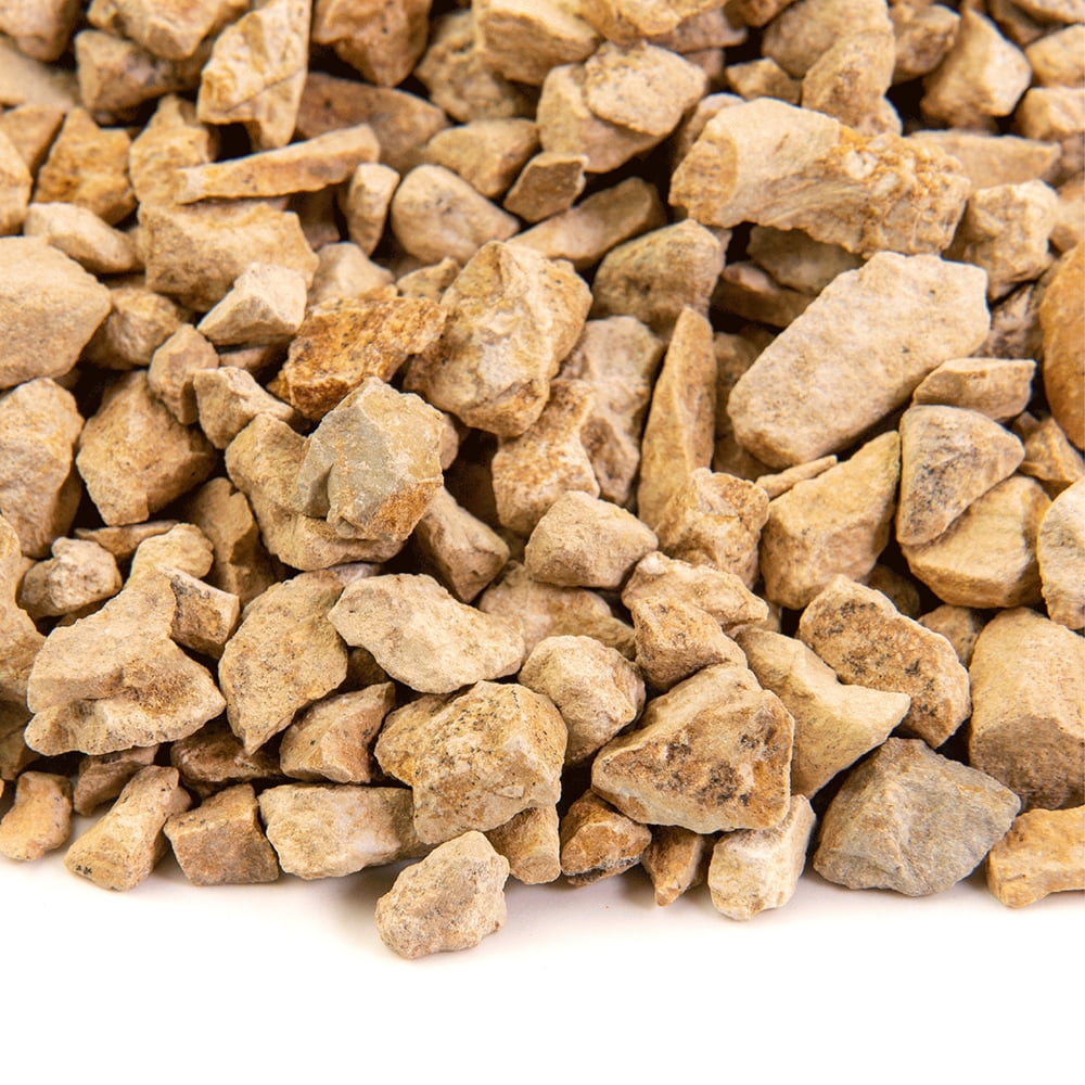 California Gold Natural Decorative Garden Stones, 3/8 Inch, 20 Pounds