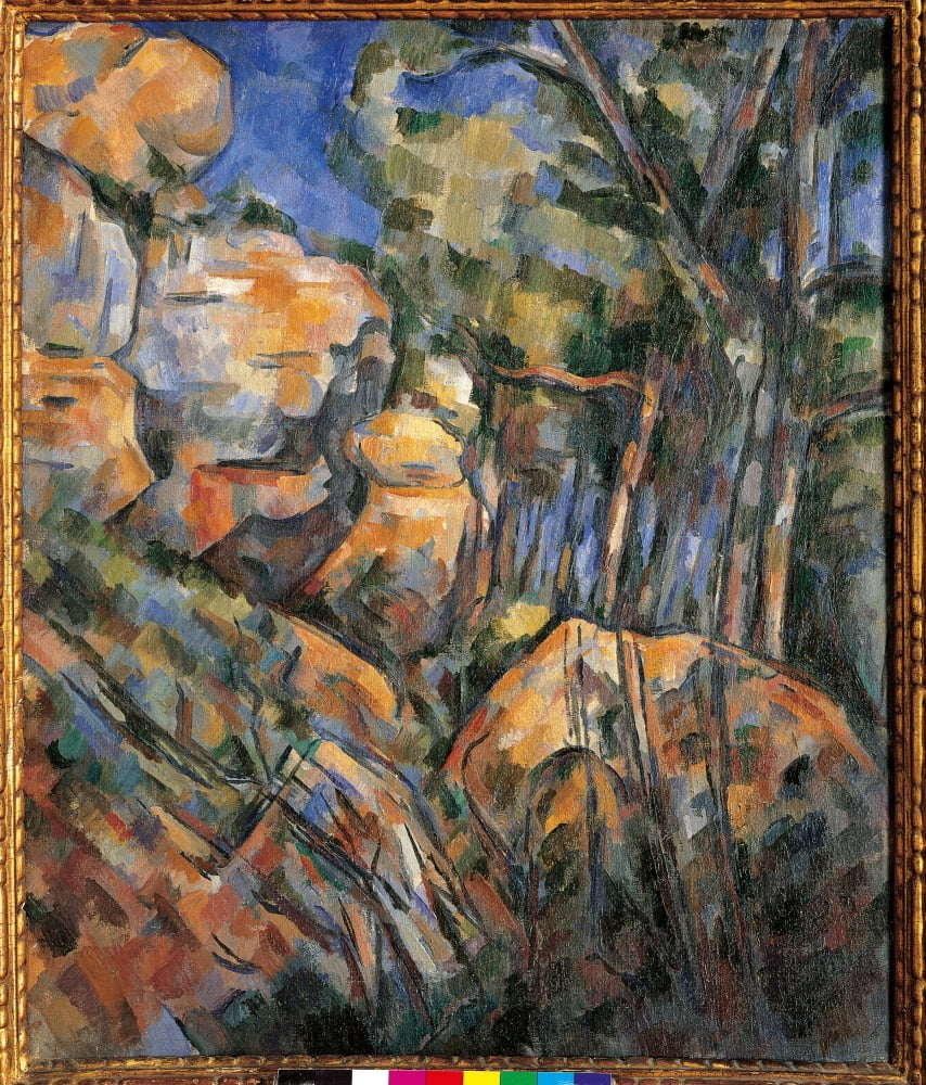 Landscape Rocks Above The Caves At Chteau Noir Canvas Art - (24 x 36)