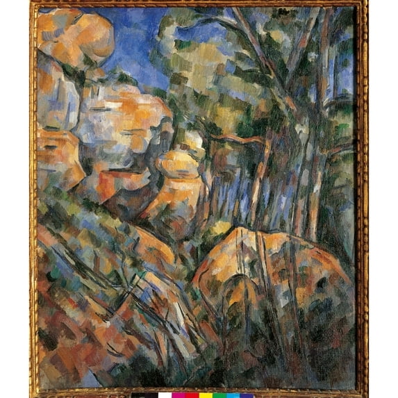 Landscape Rocks Above The Caves At Chteau Noir Poster Print (18 x 24)