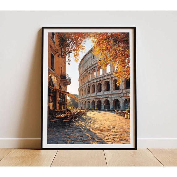 Landscape Rome Colosseum Romantic Scenic Roman Architecture Travel ...