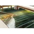 thumbnail image 1 of Landscape Rug, Bamboo Rug, Easy to Clean Rug, Cute Rug, Modern Rugs, Rugs, Green Landscape Rugs, Entry Rugs, Office Decor Rug, Home Decor, 2'x3' - 60x90 cm, 1 of 8