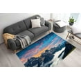 thumbnail image 1 of Landscape Rug, Mountain Landscape Rugs, Gift For Her Rug, Nature Landscape Rugs, Tre Cime di Lavaredo Rug, Wedding Rugs, Popular Rugs, 5.2'x7.5' - 160x230 cm, 1 of 8