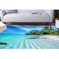 thumbnail image 1 of Landscape Rug, Runner Rug, Tropical Ocean Rug, Customs Rug, Coastal Rug, Cute Rugs, Personalized Gifts Rug, Ocean View Rugs, Modern Rug, 2.3'x3.3' - 70x110 cm, 1 of 8