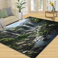 thumbnail image 1 of Landscape Rugs for Bedroom - Waterfall Rug, Greenery Carpet for Living Room, Natural Landscape Area Rugs, Scenery Carpet, Waterfall Home Decor & Gifts 3x5ft, 1 of 6