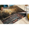thumbnail image 1 of Landscape Rugs, Soft Rugs, Autumn Landscape Rugs, Farmhouse Rug, Train Tracks Landscape Rug, Non-Slip Carpet Rug, View Rug, Office Rugs, 3.3'x9.2' - 100x280 cm, 1 of 8