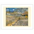 thumbnail image 1 of Landscape at Saint-Rémy France (Enclosed Field with Peasant) - From an Original Color Painting by Vincent van Gogh c.1889 - Bamboo Fine Art 290gsm Paper (Unframed) 17x22in, 1 of 4