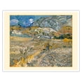 thumbnail image 1 of Landscape at Saint-Rémy France (Enclosed Field with Peasant) - From an Original Color Painting by Vincent van Gogh c.1889 - Fine Art Matte Paper Print (Unframed) 16x20in, 1 of 4