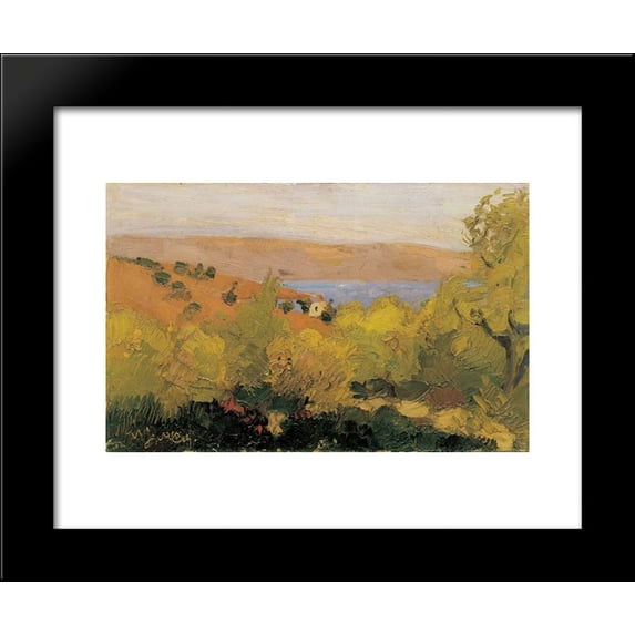 Landscape, Sounion 20x24 Framed Art Print by Nikolaos Lytras