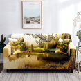 thumbnail image 1 of Landscape Stretch Sofa Cover Natural Scenery Printed Couch Covers Italy Houses All-Wrapped Washable Furniture Protector Decor, 1 of 4
