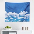thumbnail image 1 of Landscape Tapestry, Sunshine Sun Rays Breaking Through Huge Dark Clouds View Landscape Picture, Fabric Wall Hanging Decor for Bedroom Living Room Dorm, 2 Sizes, Grey Blue, by Ambesonne, 1 of 1