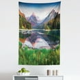 thumbnail image 1 of Landscape Tapestry, Swiss Lake Obersee near Nafels Village Switzerland Europe Scenic Summer Sunrise, Fabric Wall Hanging Decor for Bedroom Living Room Dorm, 5 Sizes, Multicolor, by Ambesonne, 1 of 1