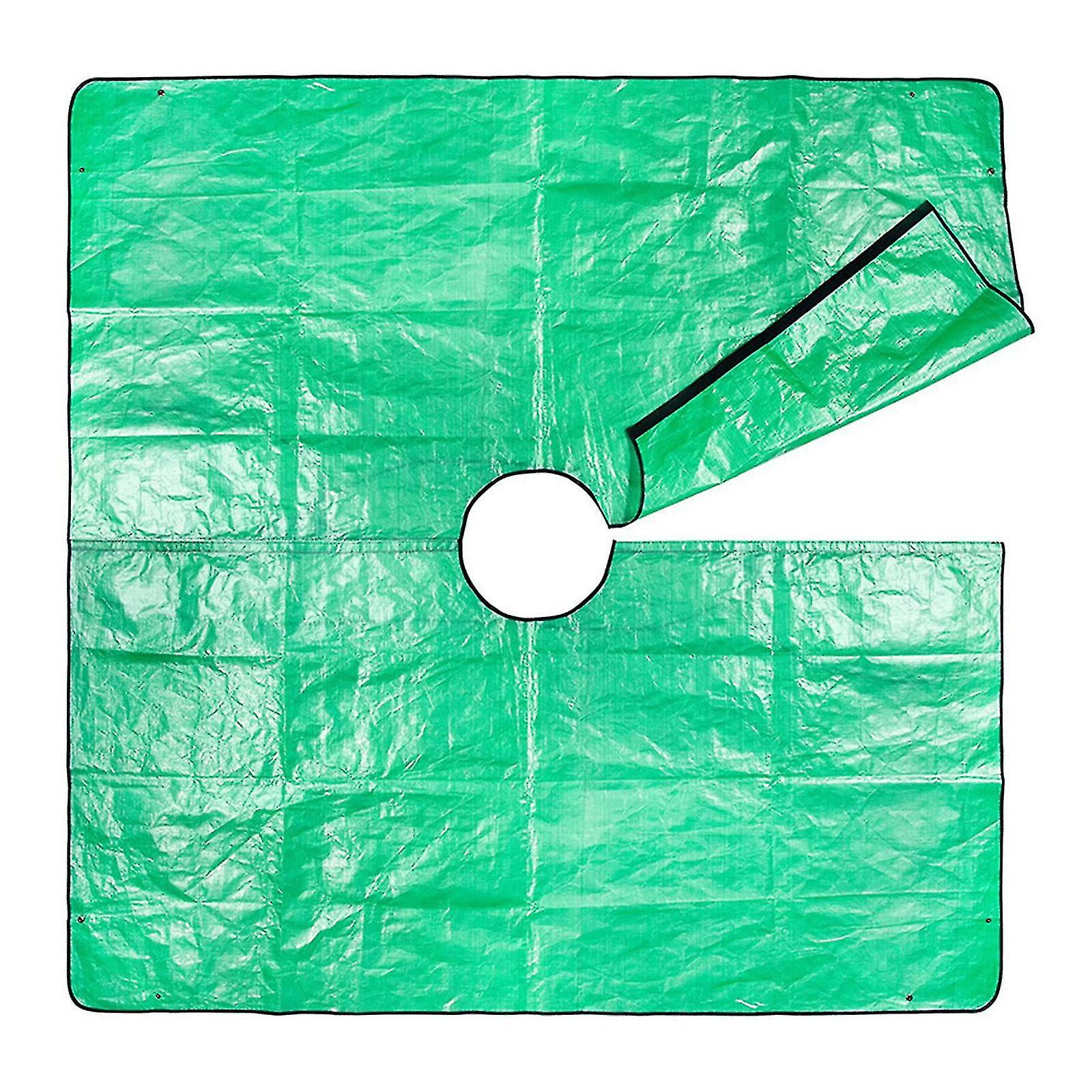 LTCANOPY Landscape Tarp For Trimming, 10x10ft Garden Tree Pruning Tarp
