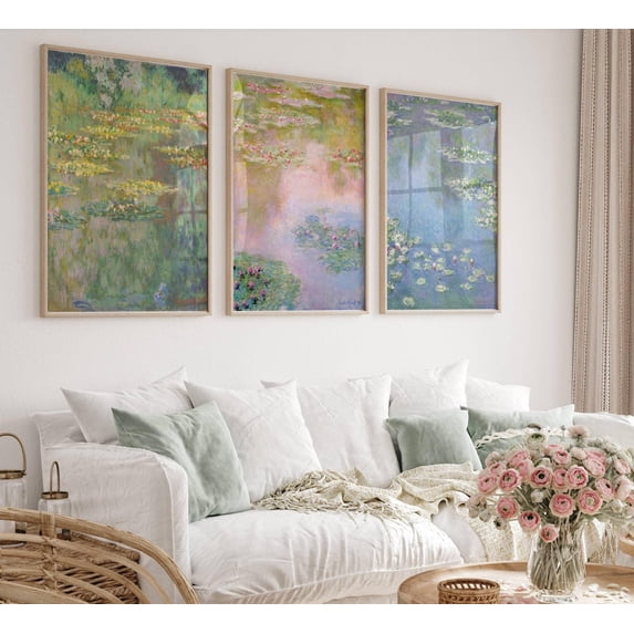 Landscape Vintage Water Lilies