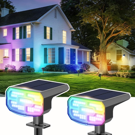 Landscape & Walkway Lights Multicolor 2 Pack