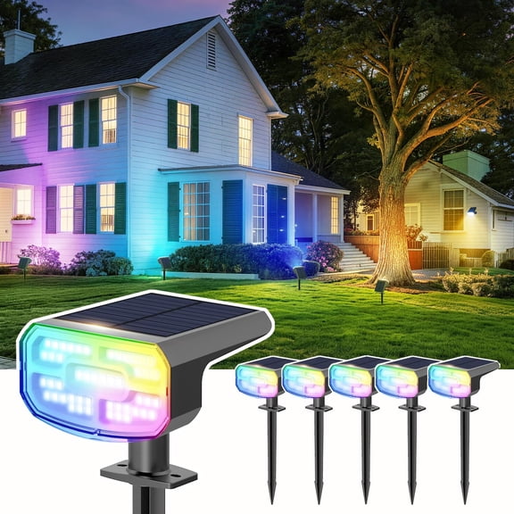 Landscape & Walkway Lights Multicolor 6 Pack