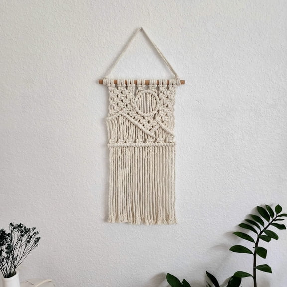 Landscape Wall Hanging, Handwoven Wall Tapestry