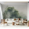 thumbnail image 1 of Landscape Wallpaper Wall Mural - Foggy Nature, 1 of 5