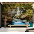 thumbnail image 1 of Landscape Wallpaper Wall Mural - Waterfall in Thailand, 1 of 5