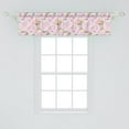 thumbnail image 1 of Ambesonne Landscape Valance Pack of 2, Romantic Spring Roses, 54"X12", Rose Pale Orange, 1 of 1