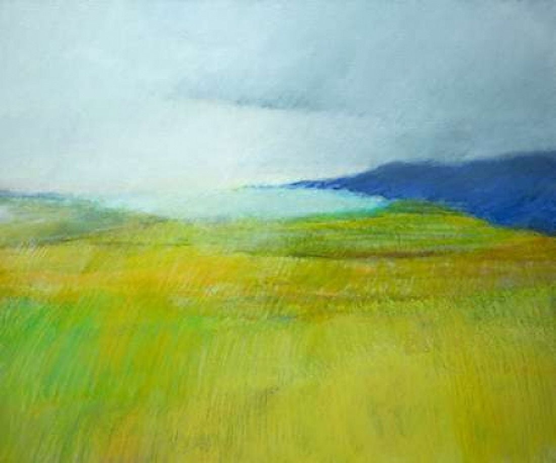 Landscape With Blue Canvas Art - Skadi Engeln (20 x 24)