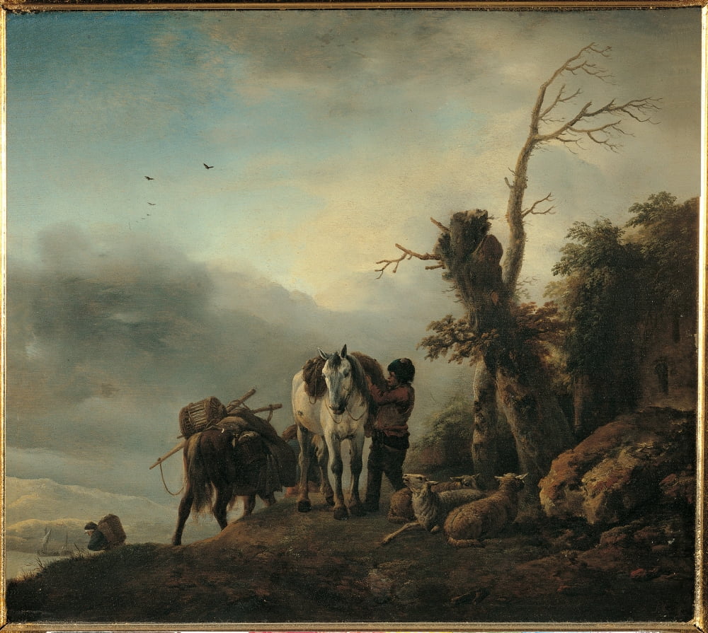 Landscape With Figures Canvas Art - (24 x 18)