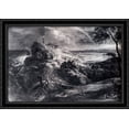 thumbnail image 1 of Landscape With The Shipwreck Of Aeneas 40x28 Large Black Ornate Wood Framed Canvas Art by Peter Paul Rubens, 1 of 2
