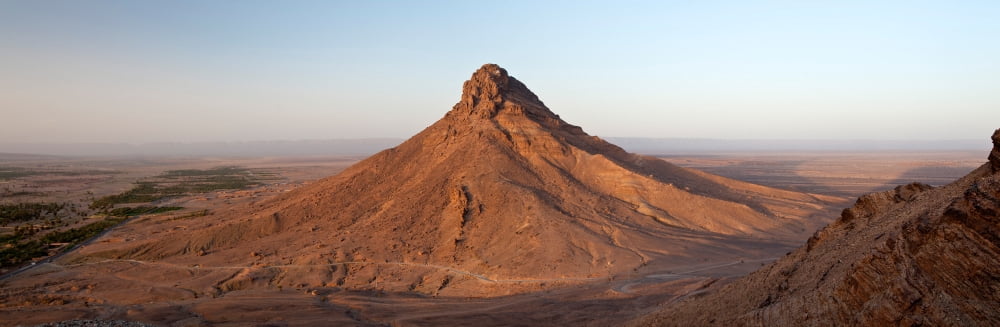 Landscape Zagora Morocco Canvas Art - Panoramic Images (36 x 12)