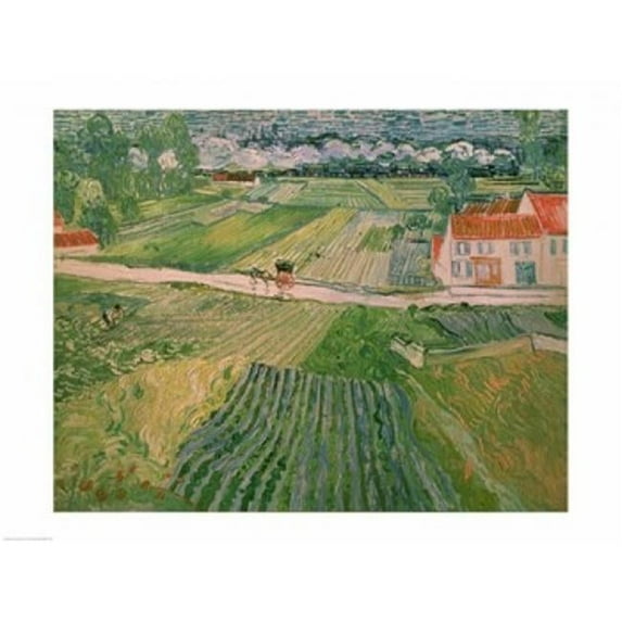 Landscape at Auvers after the Rain, 1890 Poster Print by Vincent Van Gogh (24 x 18)