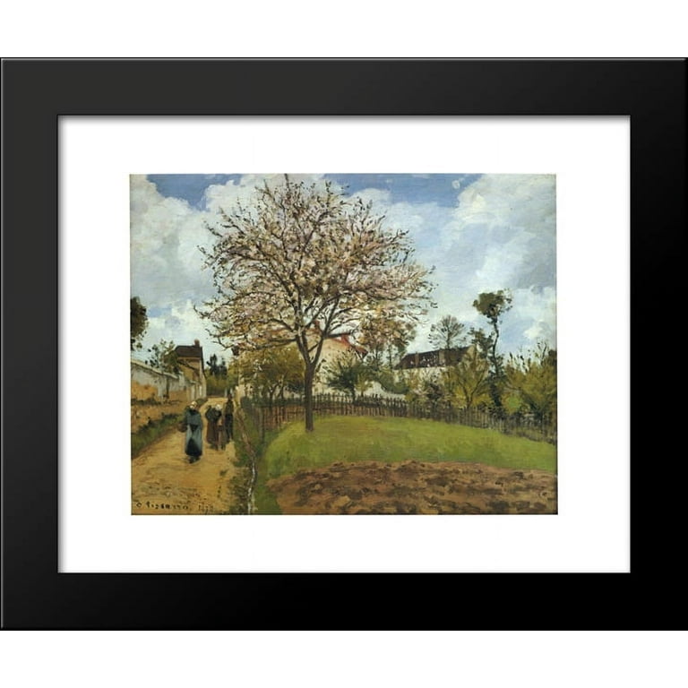 Camille Pissarro、LA GRAND'ROUTE, LOUVECI File:Camille Pissarro - La route de Louveciennes - Musée d