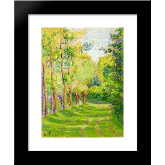 Landscape at Saint Charles 20x24 Framed Art Print by Pissarro, Camille