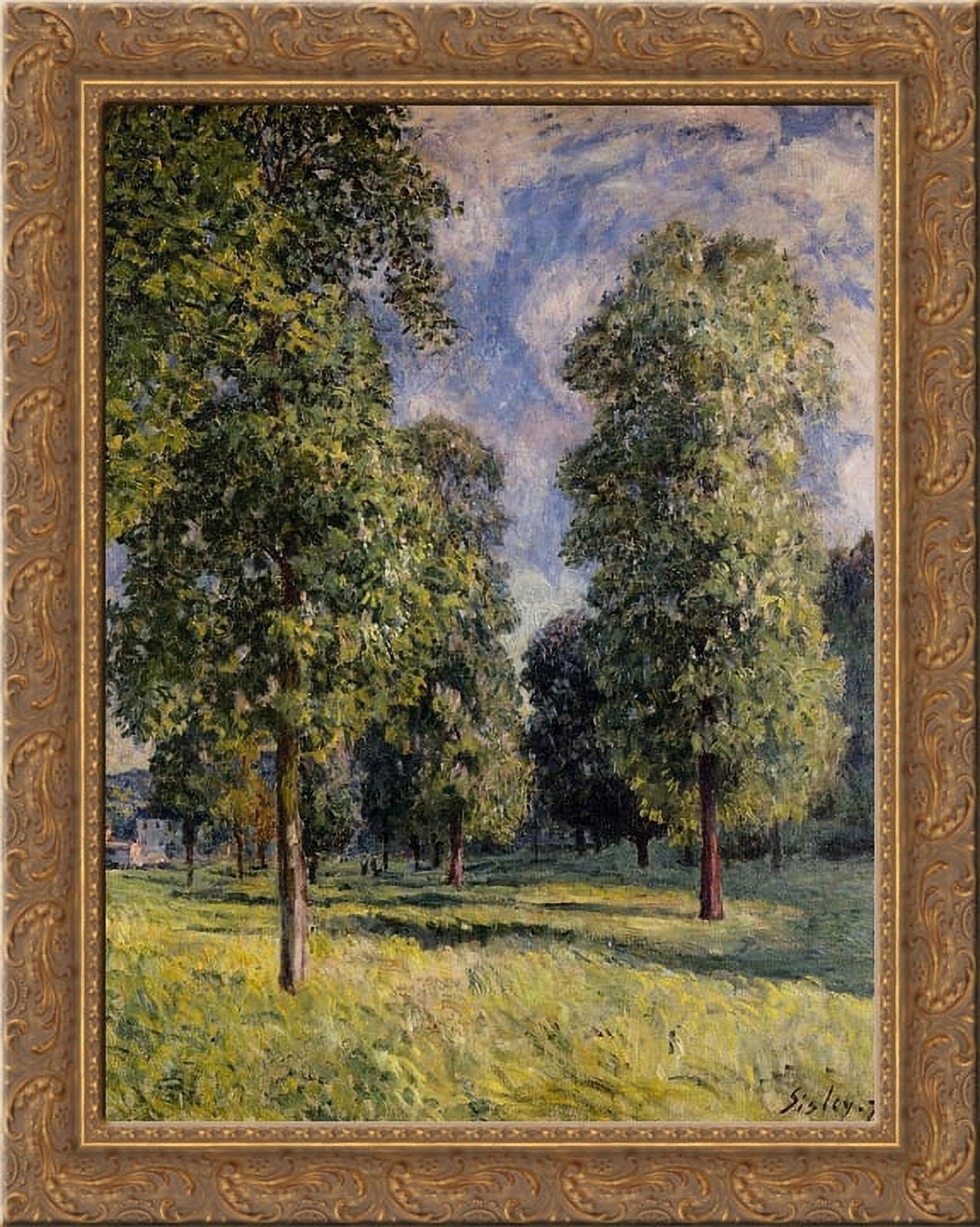 Landscape at Sevres 24x20 Gold Ornate Wood Framed Canvas Art by Alfred ...
