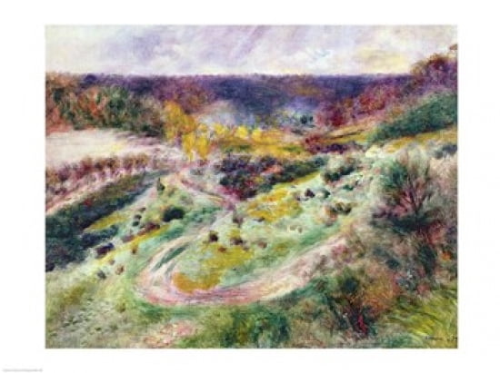 Landscape at Wargemont 1879 Canvas Art - Pierre-Auguste Renoir (24 x 18)