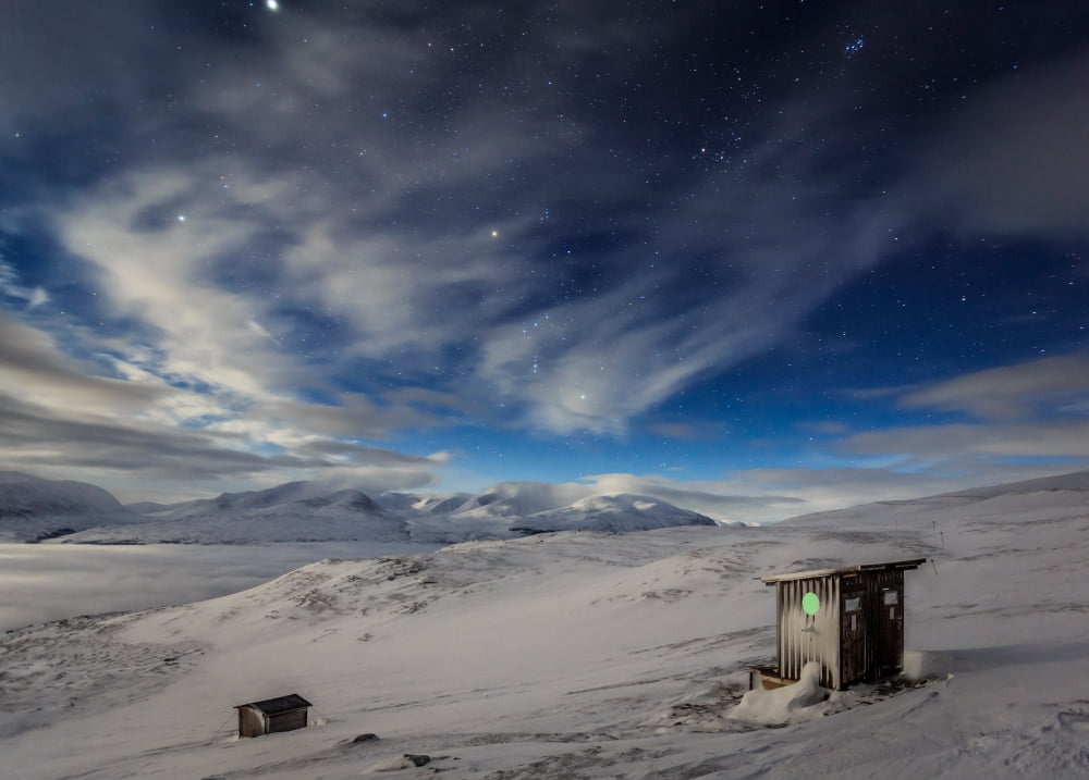Landscape from the Abisko Sky Station Abisko Lapland Sweden Canvas Art - Panoramic Images (12 x 36)