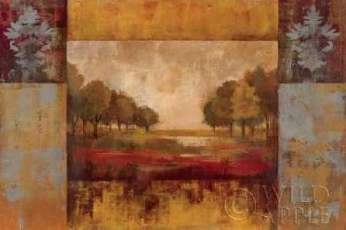 Landscape in Gold Canvas Art - Silvia Vassileva (24 x 36)