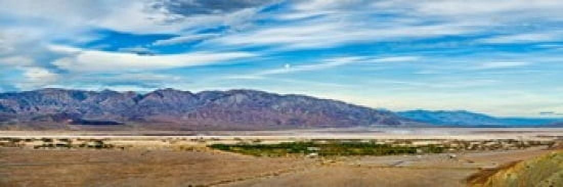 Landscape with mountain range in the background Furnace Creek Ranch Death Valley Death Valley National Park California USA Canvas Art - Panoramic Images (36 x 12)