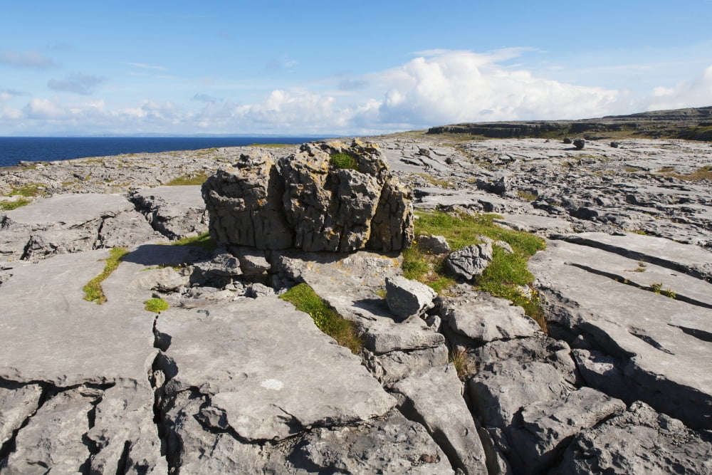 Landscape near Doolin Burren County Clare Ireland Canvas Art - Carl Bruemmer Design Pics (19 x 12)