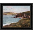 thumbnail image 1 of Landscape near Douarnenez 24x20 Black Ornate Wood Framed Canvas Art by Maufra, Maxime, 1 of 2