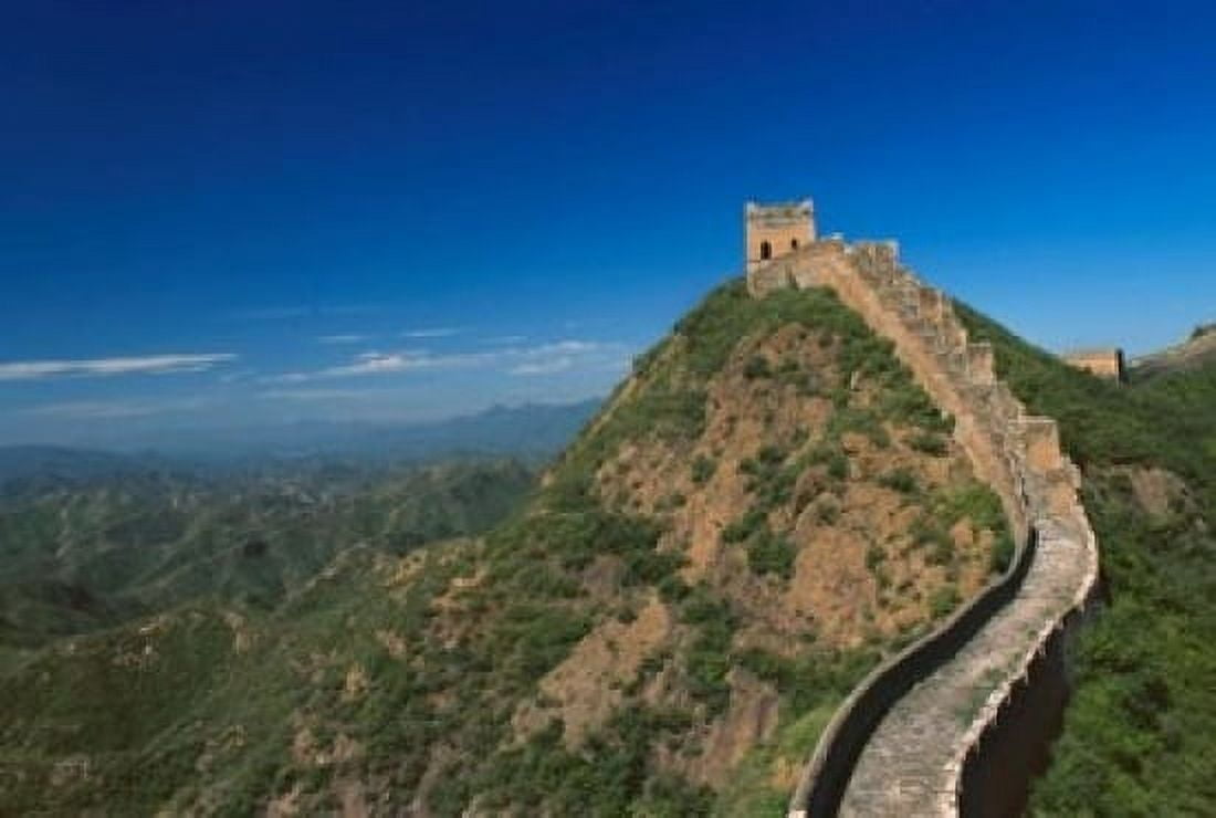 Landscape of Great Wall Jinshanling China Canvas Art - Keren Su DanitaDelimont (18 x 12)