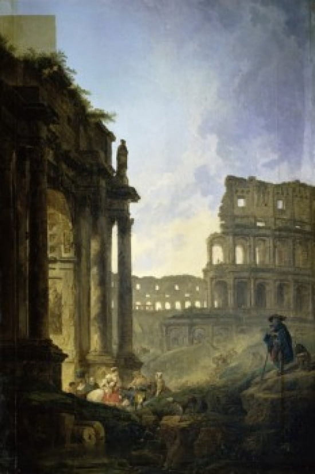Landscape of Italy c 1800 Hubert Robert (1733-1806French) Musee Calvert Avignon Canvas Art - Hubert Robert (18 x 24)
