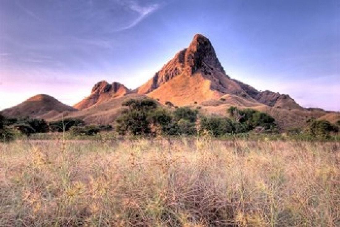 Landscape of Padar Island Komodo National Park Indonesia Canvas Art - Jaynes Gallery DanitaDelimont (36 x 24)